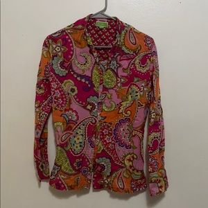 Vera Bradley button up shirt 💰